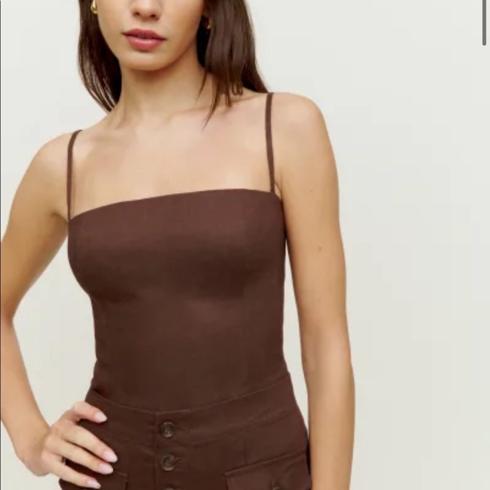 Reformation Linen Overland Tank